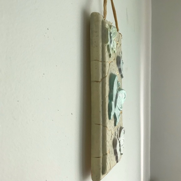 Ceramic Butterfly Wall Plaque - Picture 3 of 12